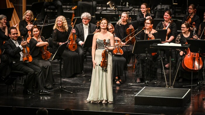 Die Violinistin Veronika Eberle wusste auf der ganzen Linie zu überzeugen.