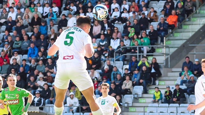 Felix Bacher beim 0:0 gegen Austria Lustenau (Bild: Christof Birbaumer)