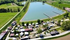 Statt Urlaubsidylle herrscht im Camping- Paradies am Burger Stausee jetzt Baustellen- stimmung. (Bild: Privat)