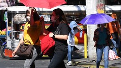 In der Hauptstadt Manila und vielen weiteren Landesteilen lagen die gefühlten Werte bei weit über 40 Grad. (Bild: AFP)