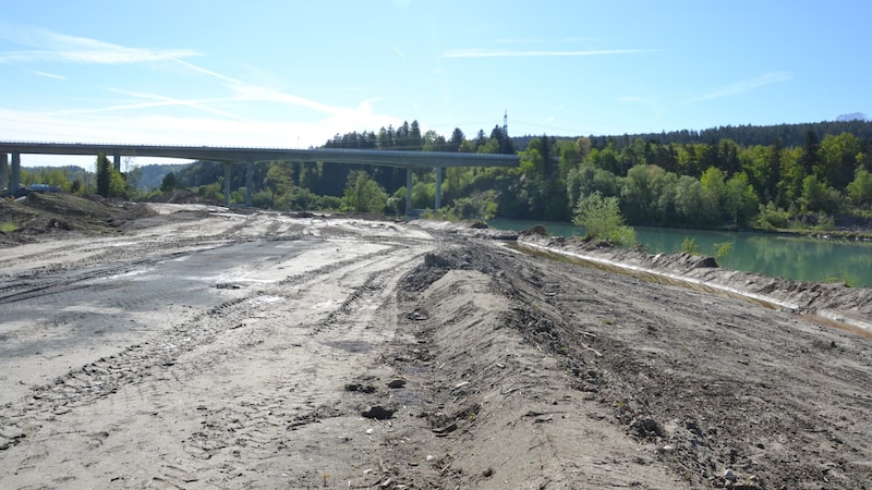 Mit den Bauarbeiten werden beim Technolgiepark ökologische Flächen geschaffen (Bild: Fister Katrin)