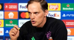 Thomas Tuchel bei der Pressekonferenz-Vorschau auf das Hinspiel gegen Real Madrid (Bild: AP)