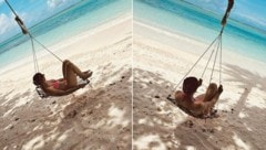 Stephanie Venier genießt ihren Traumurlaub (Bild: Instagram.com/)