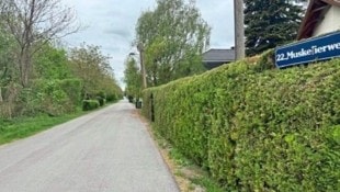 Am Musketierweg im 22. Bezirk wurden auf 400 Meter genau vier Parkplätze markiert.