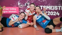 Die TI-Volleyballerinnen gewannen in den vergangenen zwei Jahren gleich vier Titel. (Bild: GEPA)
