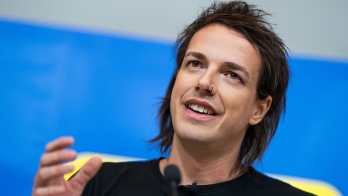 Dominik Wlazny von der Bierpartei