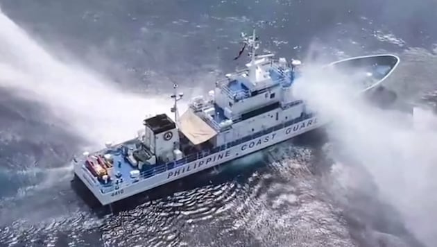 Immer wieder kommt es im Südchinesischen Meer zu Zwischenfällen (Archivbild). (Bild: AFP/Philippine Coast Guard (PCG))