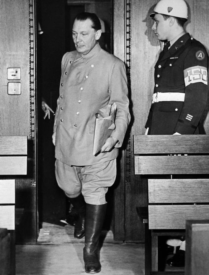 1945: Hermann Göring in Nürnberg
