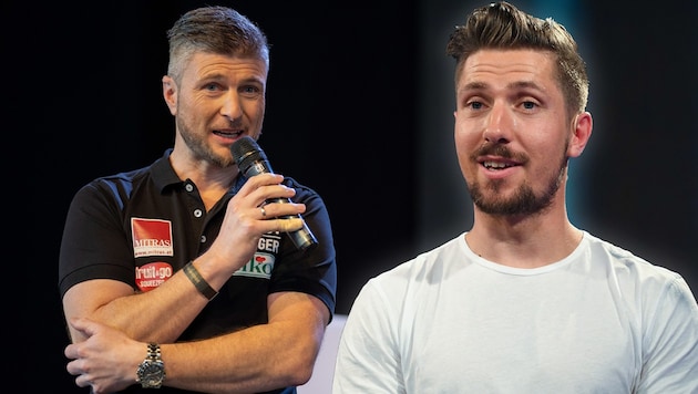 Reinfried Herbst (l.) has high hopes for his former colleague and buddy Marcel Hirscher. (Bild: GEPA/GEPA pictures)