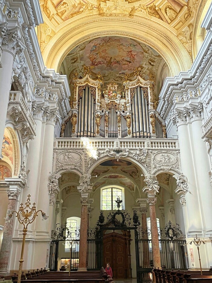 ... und die Brucknerorgel.