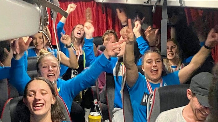 The party bus took us home