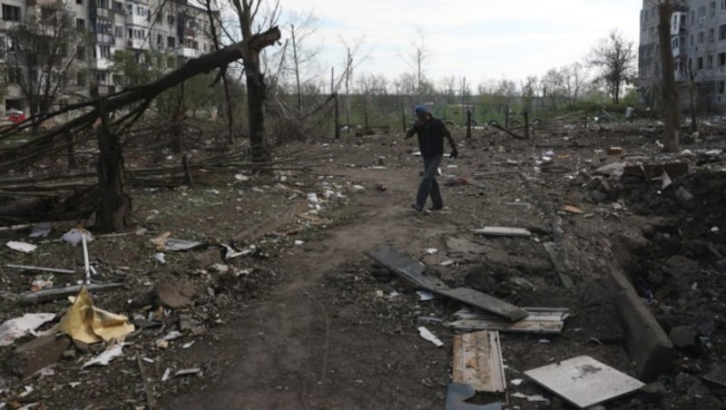 Dorf Otscheretyne (Bild: AFP)