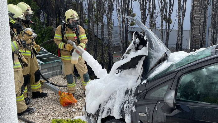 Die Feuerwehr war rasch zur Stelle.