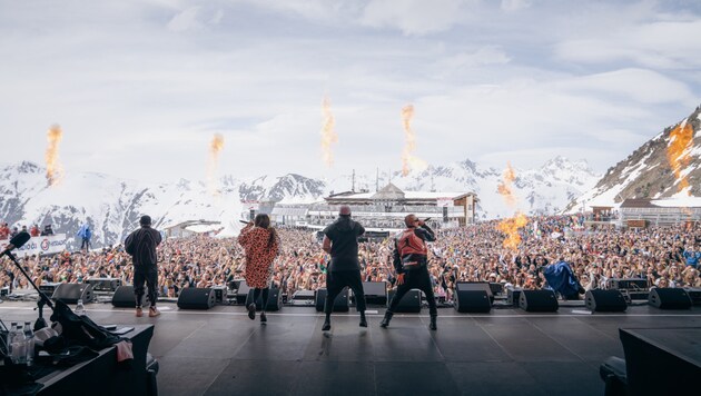 Around 15,000 visitors attended the closing concert on Tuesday. (Bild: TVB Paznaun – Ischgl / Flo Mitteregger)