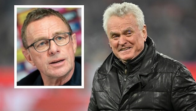 Sepp Maier is also very fond of ÖFB team boss Ralf Rangnick (Bild: Weber / dpa Picture Alliance / picturedesk.com; APA/GEORG HOCHMUTH)