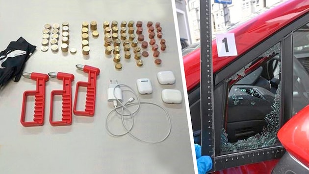 In Vienna and the surrounding area, 24 young people broke into cabs, houses and vending ...