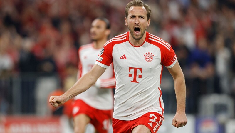 Harry Kane is still cheering in the current kit. (Bild: AFP or licensors)