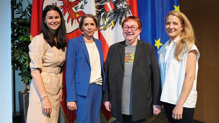 Jury members (from left): Steiner, Punz-Praxmarer, Hochleitner and Laske.
