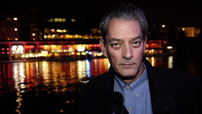Archive image from 2007: Paul Auster visiting Paris