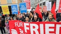 KPÖ-Maiaufmarsch in Graz 2024 (Bild: Jauschowetz Christian)