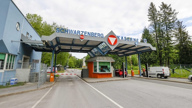 Die Schwarzenbergkaserne in Wals nahe der Landeshauptstadt (Bild: Tschepp Markus)