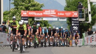 Das Team Vorarlberg präsentierte sich beim Heimrennen in Reihe eins, zum Sieg reichte es aber ...