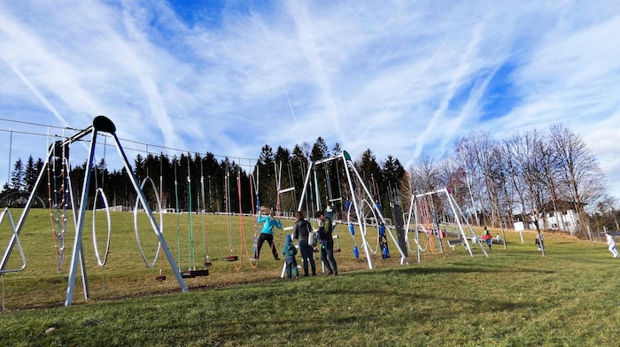 Outside the winter season, the Motorikpark is a magnet for visitors of all ages.
