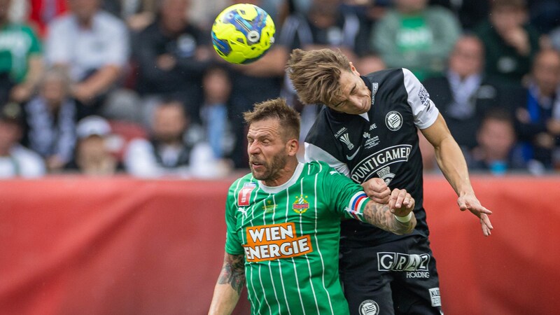 Im Fußball hat Sturm die Nase vorne. (Bild: GEPA/GEPA pictures)