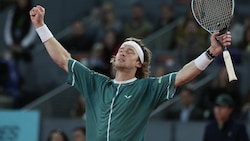 Andrej Rublew steht im Madrid-Semifinale. (Bild: AFP/APA/Thomas COEX)