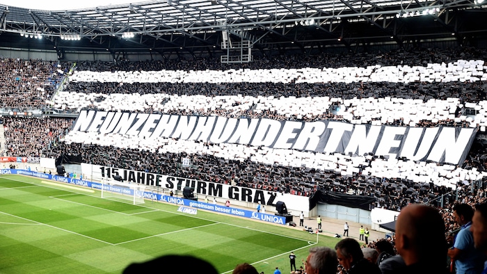 The Sturm Graz fans' choreography