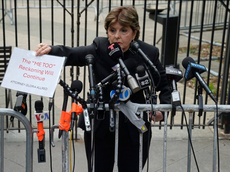 Anwältin Gloria Allred, die Weinstein-Anklägerinnen vertritt, kündigte an, die „MeToo“-Abrechnung werde fortgesetzt.  (Bild: APA/AFP/TIMOTHY A. CLARY)