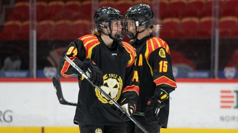 Meixner wurde in Schweden 2023 zur besten Spielerin der Saison gewählt. (Bild: Brynäs IF)