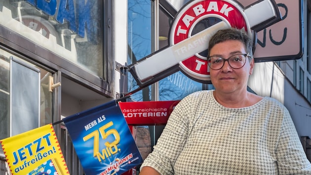 Petra Röszler takes over a tobacconist's in Lower Austria at the beginning of June. (Bild: Peter Wiesmeyer, Krone kreativ)
