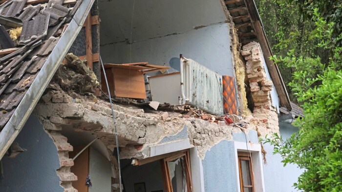 Das Haus wurde komplett zerstört