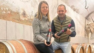 Christina und Christoph Maltschnig haben sich dem Weinanbau verschrieben. Sie haben einen ...
