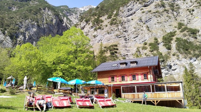 Stop off and relax at the Gaisalm.