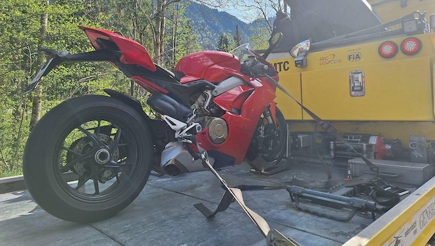 El konulan Ducati. (Bild: Polizei Vorarlberg)