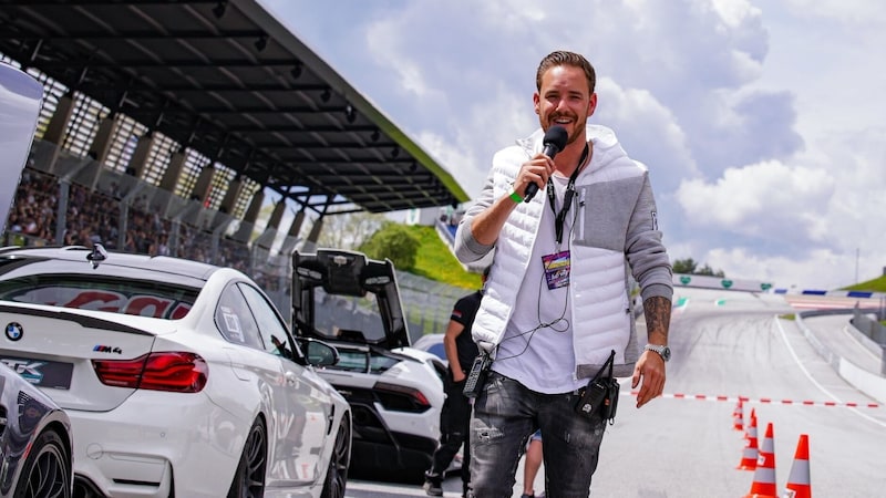 Dominik Schablas bringt am Samstag wieder Tausende Auto-Fans auf den Red-Bull-Ring. (Bild: Schablas)