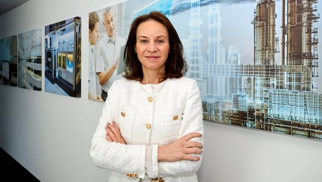 Siemens Austria boss Patricia Neumann: "Thanks to artificial intelligence, it will be possible to speak to machines using natural language." (Bild: Klemens Groh)
