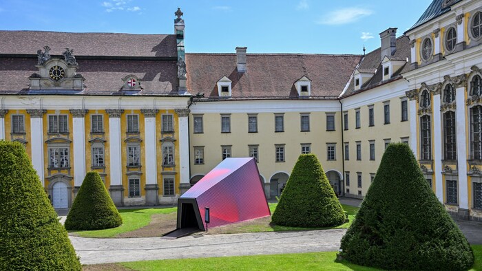 Pavilion in the courtyard of St. Florian Abbey