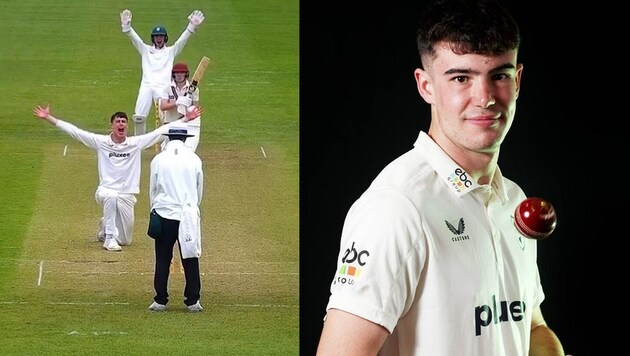 Josh Baker hat noch am Mittwoch mit dem Reserveteam des Worcestershire County Cricket Club im Duell mit Somerset mitgewirkt ...
