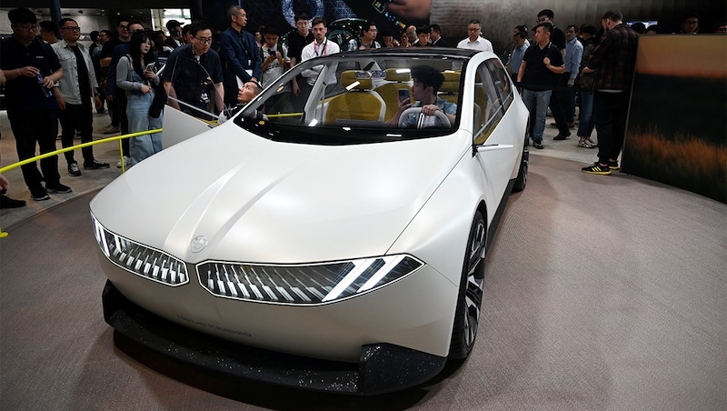 BMWs „Neue Klasse“ in Peking (Bild: AFP/WANG Zhao)