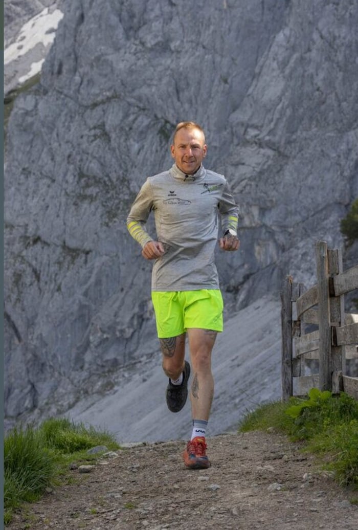 Andreas Ropin "Rambo" is a mountain runner.