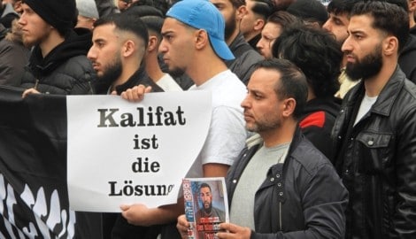 In Deutschland forderten Islamisten die Ausrufung eines Kalifats. (Bild: picturedesk.com/NIBOR/Action Press)