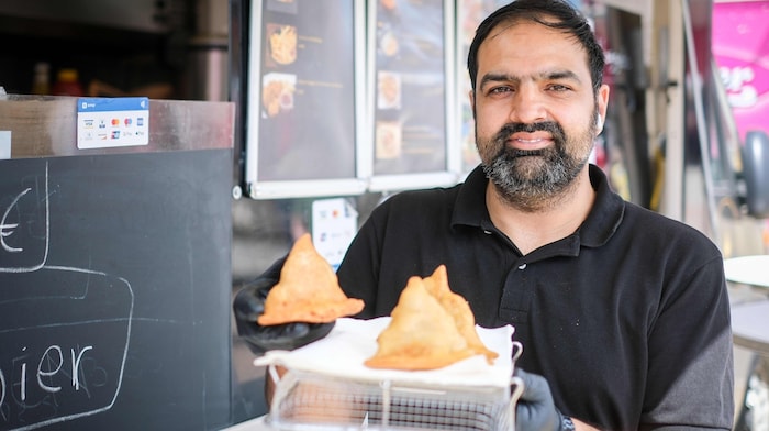 Sanjeev Gahlay (The Rolling Kitchen) offers authentic Indian street food.
