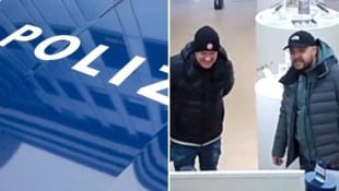 Die Polizei fahndet nach diesen beiden Männern. (Bild: Uta Rojsek-Wiedergut, Polizei Tirol)