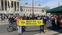 Protestaktion der Letzten Generation (Bild: krone.tv)