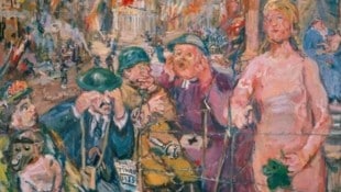 Oskar Kokoschkas „Anschluss – Alice im Wunderland“ ist einer der Stars der Vienna Insurance Group Sammlung. (Bild: Foto: Wiener Städtische Versicherung AG – Vienna Insurance )