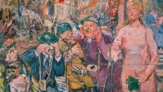 Oskar Kokoschka's "Connection - Alice in Wonderland" is one of the stars of the Vienna Insurance Group collection. (Bild: Foto: Wiener Städtische Versicherung AG – Vienna Insurance )