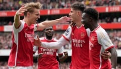 Arsenal auf dem Weg zur Meisterschaft? (Bild: AP ( via APA) Austria Presse Agentur/ASSOCIATED PRESS)